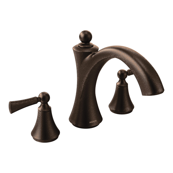 Moen Two-Handle Roman Tub Faucet Oil Rubbed Bronze T653ORB